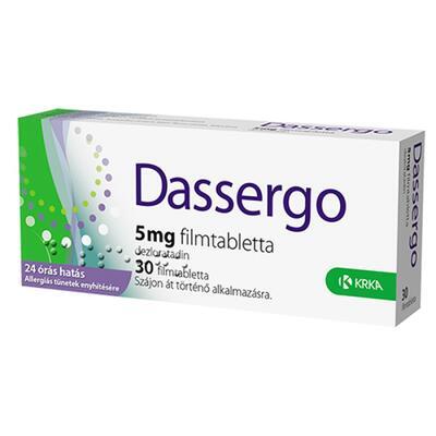 Dassergo 5 mg filmtabletta(régi név:Esradin) 30x