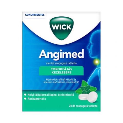 Angimed/Angised Mentol szopogató tabletta 24x
