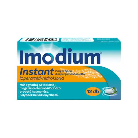 Imodium Instant 2 mg szájban diszpergáló tabl. 12x